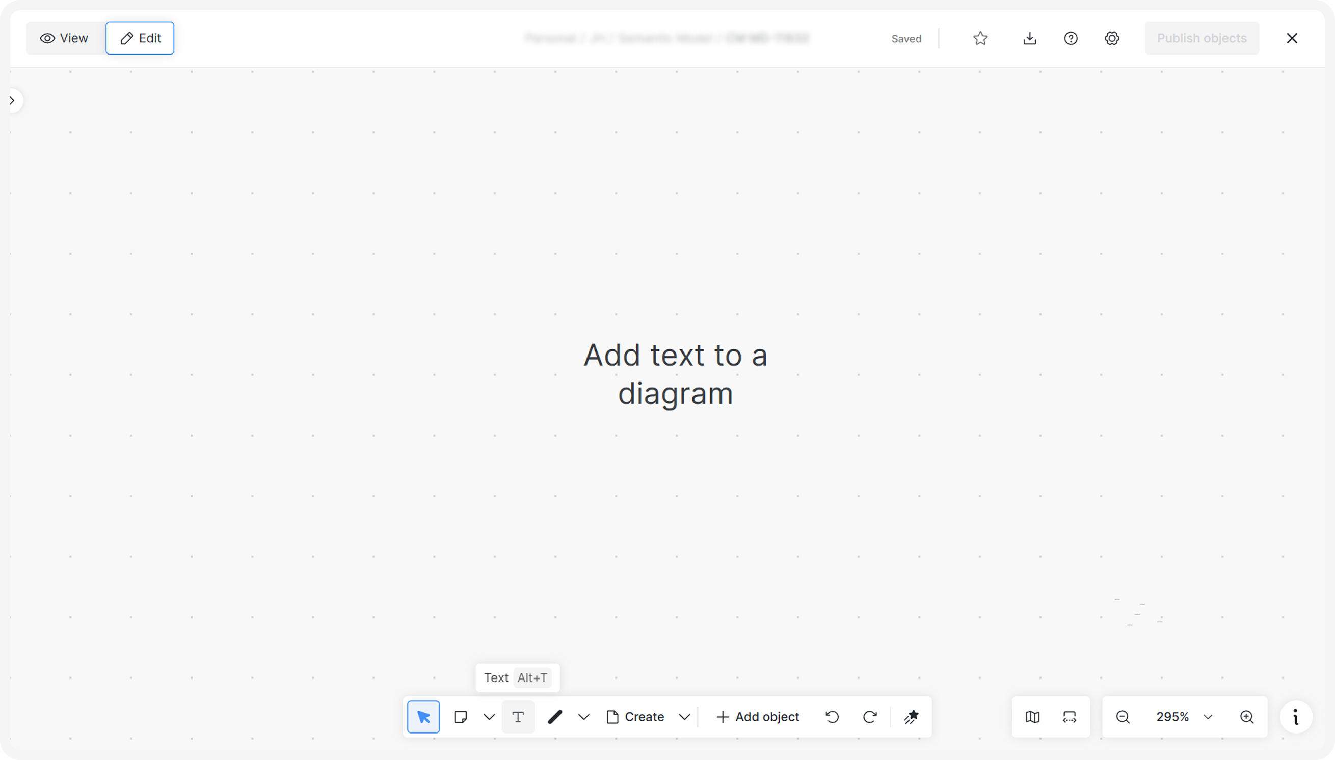 Add text to diagram