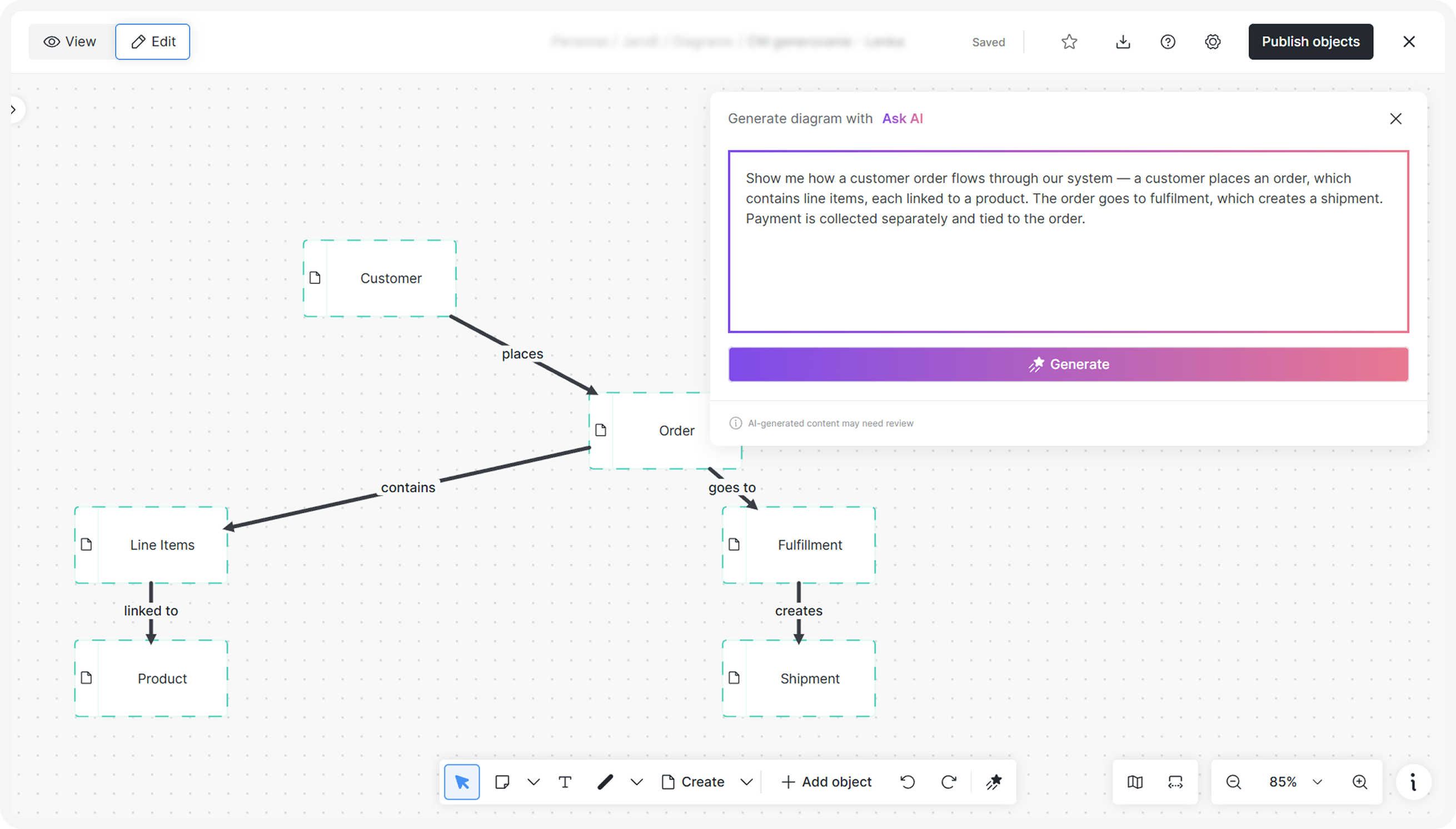 AI-Generated Diagrams